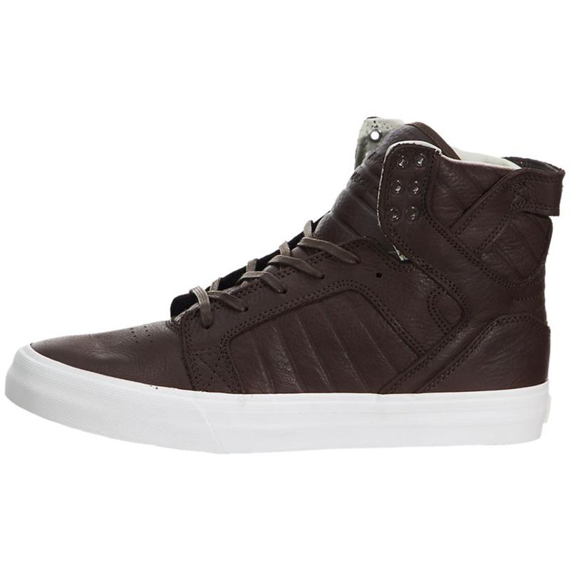 Buty Supra SKYTOP HF - Sneakersy Wysokie Męskie - Brązowe (EAPL-41360)